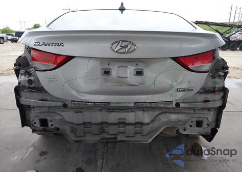 2012 Hyundai Elantra Limited (Ulsan Plant) из США, поврежденный, VIN KMHDH4AEXCU417274